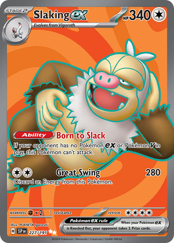 Slaking ex (227/191) - Surging Sparks