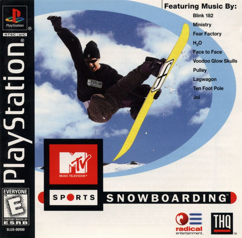 MTV Sports Snowboarding - PS1 Game