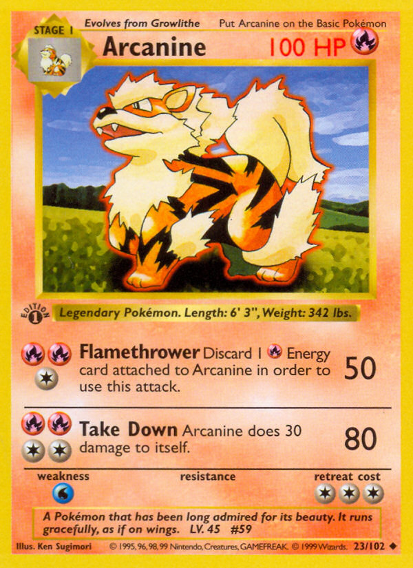 Arcanine (23/102) - Base