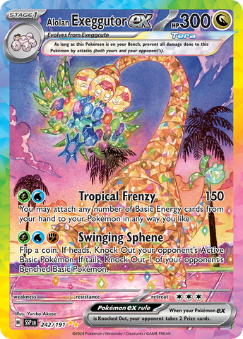 Alolan Exeggutor ex (242/191) - Surging Sparks