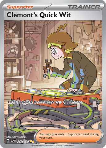 Clemont's Quick Wit (243/191) - Surging Sparks