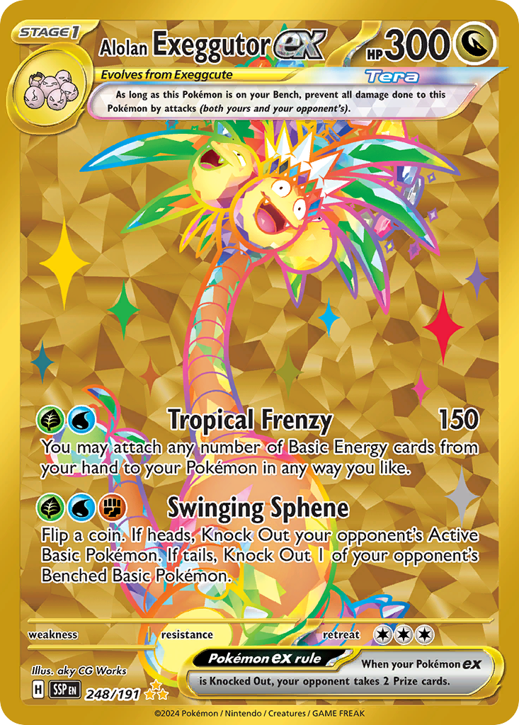 Alolan Exeggutor ex (248/191) - Surging Sparks
