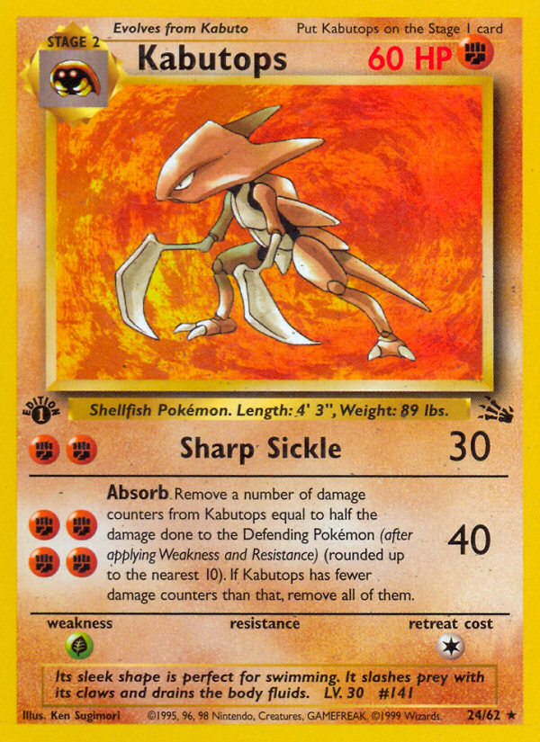 Kabutops (24/62) - Fossil