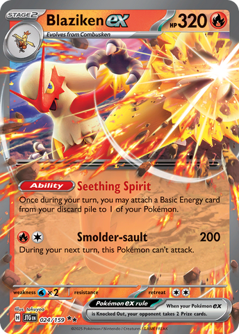 Blaziken ex (24/159) - Journey Together