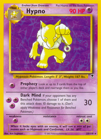 Hypno (25/110) - Legendary Collection