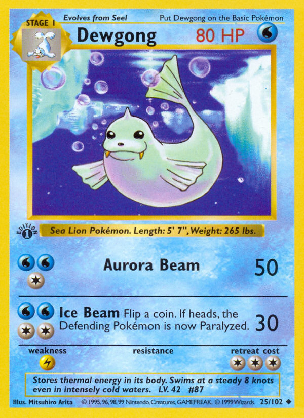 Dewgong (25/102) - Base