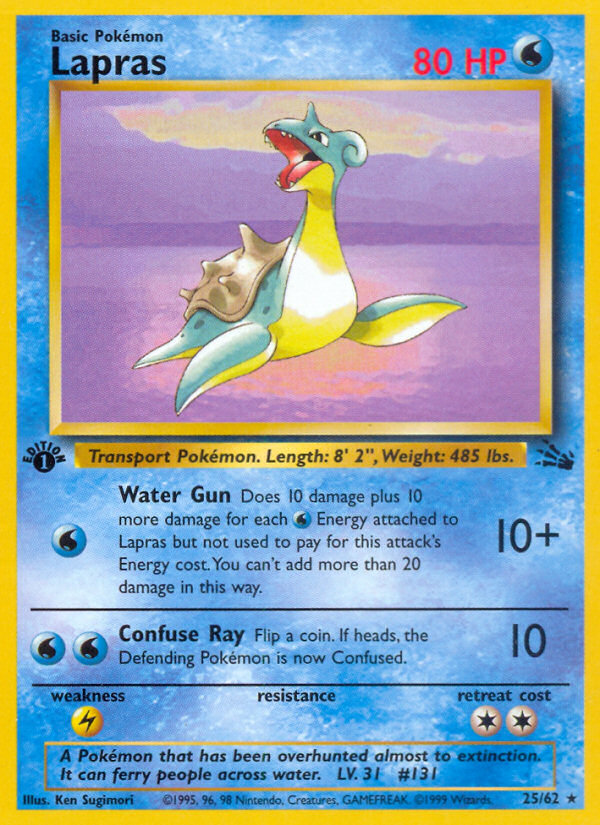Lapras (25/62) - Fossil