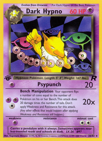 Dark Hypno (26/82) - Team Rocket