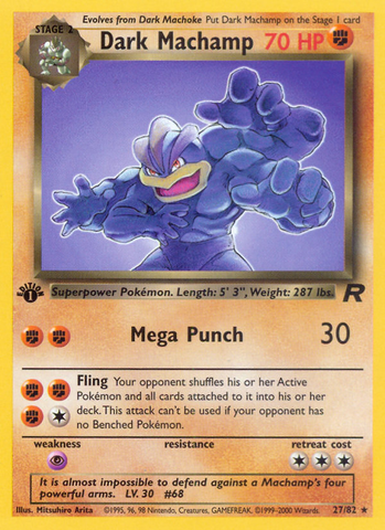 Dark Machamp (27/82) - Team Rocket