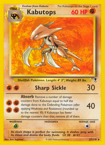 Kabutops (27/110) - Legendary Collection