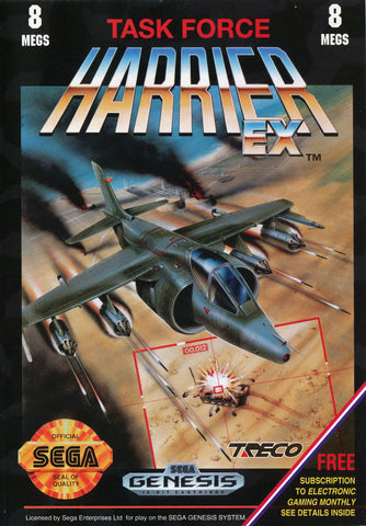 Task Force Harrier - Sega Genesis Game