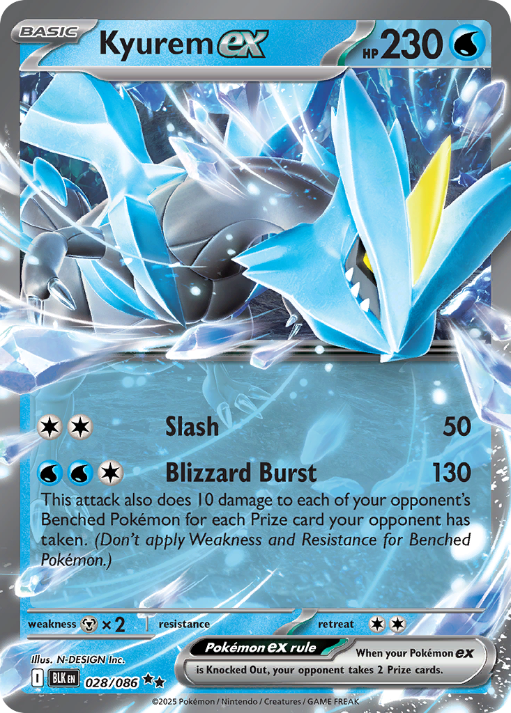 Kyurem ex (28/86) - Black Bolt