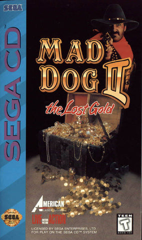 Mad Dog II Lost Gold - Sega CD Game