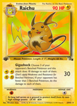 Raichu (29/62) - Fossil