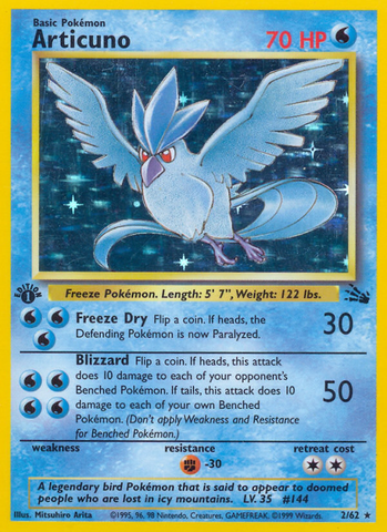 Articuno (2/62) - Fossil