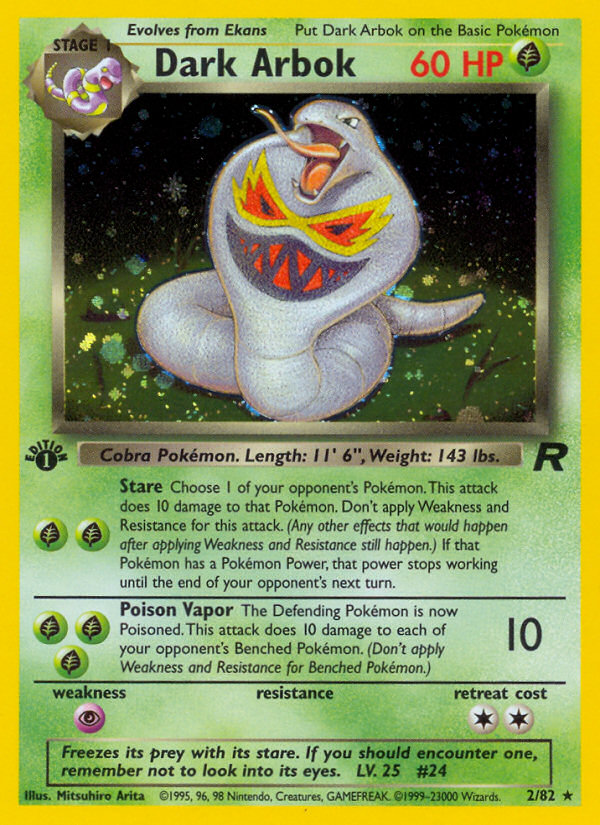 Dark Arbok (2/82) - Team Rocket