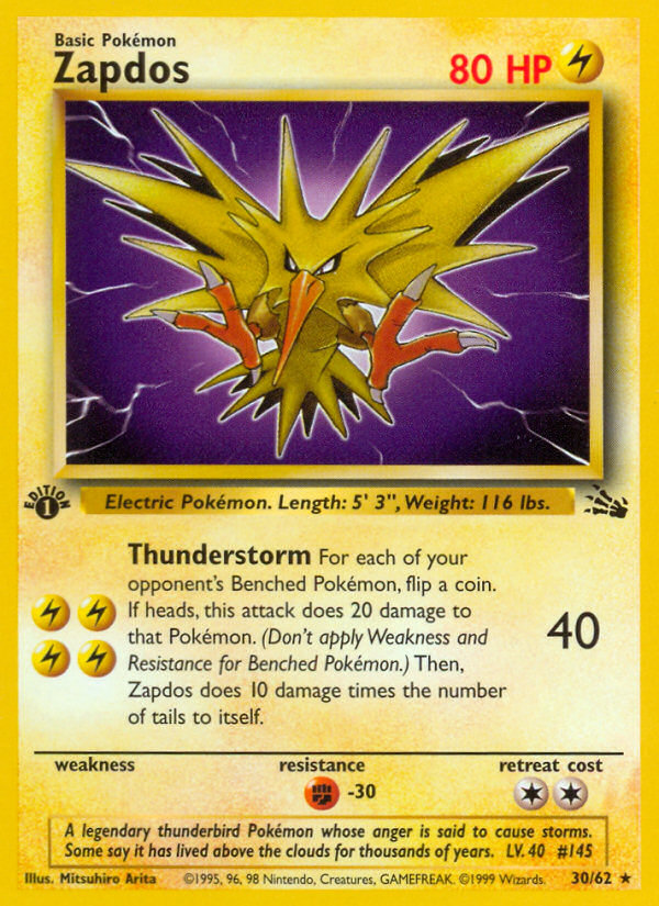 Zapdos (30/62) - Fossil