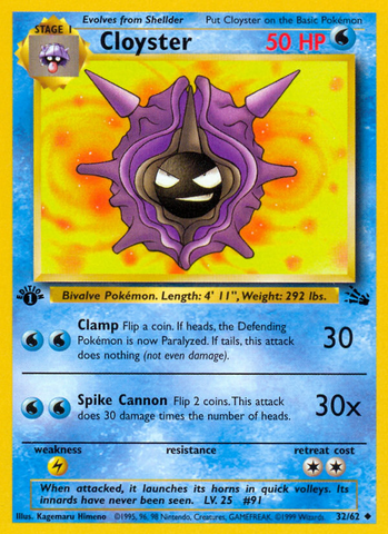 Cloyster (32/62) - Fossil