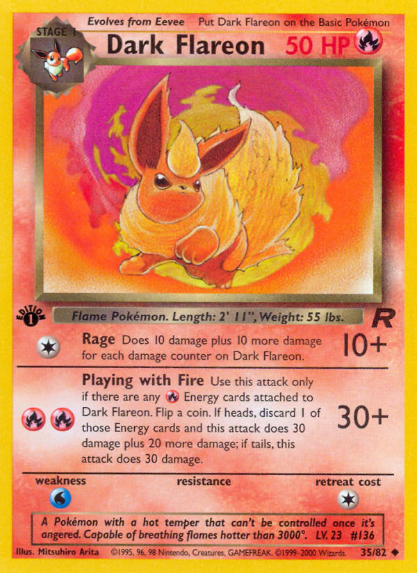 Dark Flareon (35/82) - Team Rocket