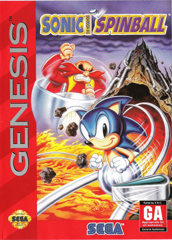 Sonic Spinball - Sega Genesis Game