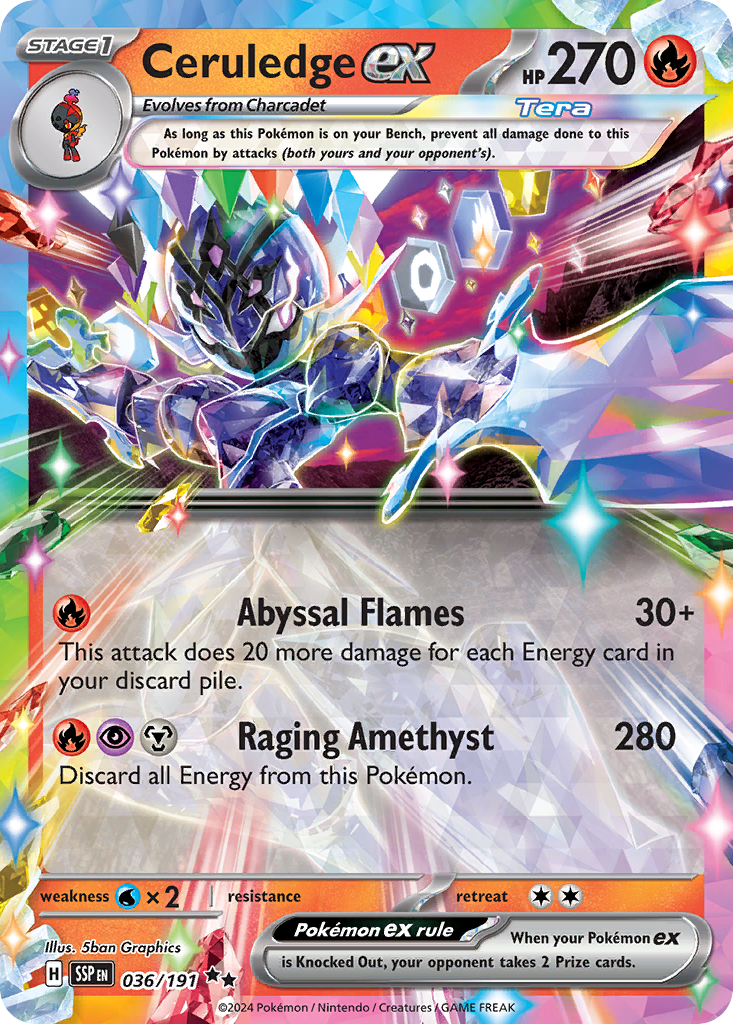 Ceruledge ex (36/191) - Surging Sparks
