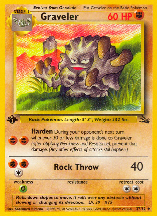 Graveler (37/62) - Fossil