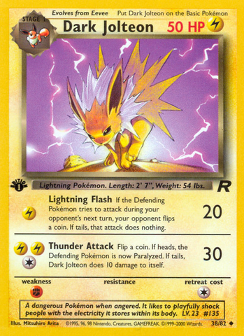 Dark Jolteon (38/82) - Team Rocket