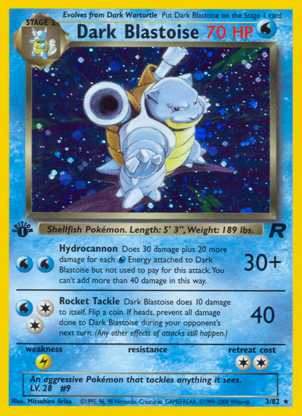 Dark Blastoise (3/82) - Team Rocket