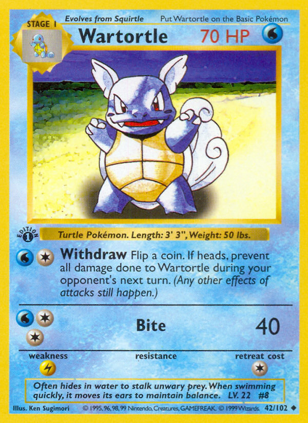 Wartortle (42/102) - Base