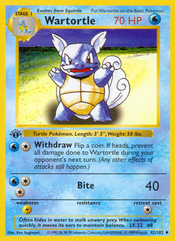 Wartortle (42/102) - Base
