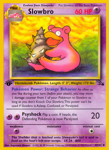 Slowbro (43/62) - Fossil