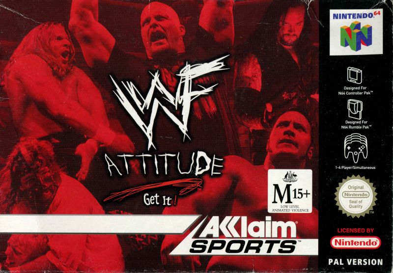 WWF Attitude - Nintendo 64 Game