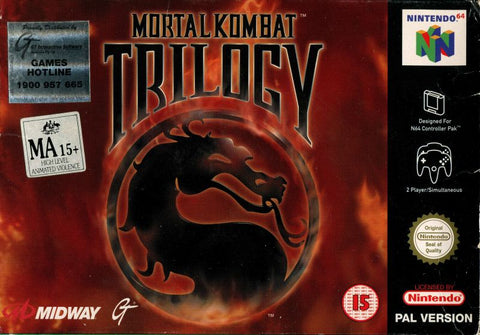 Mortal Kombat Trilogy - Nintendo 64 Game