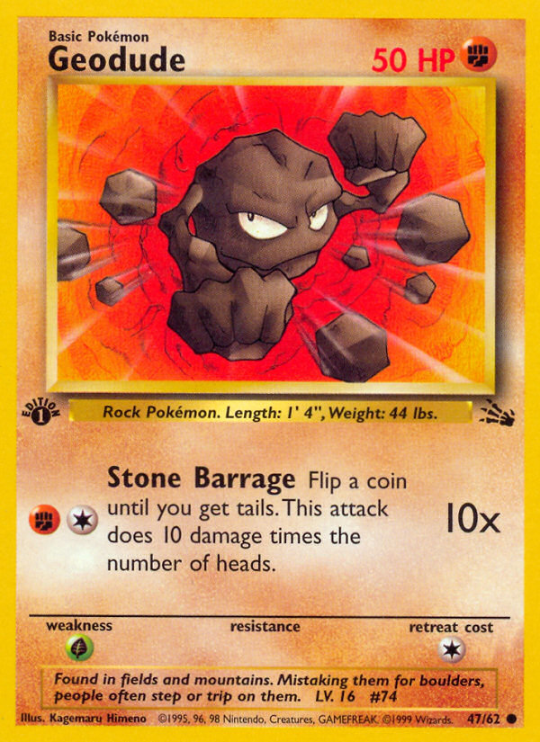 Geodude (47/62) - Fossil