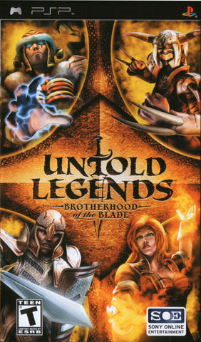 Untold Legends Brotherhood of the Blade - PSP Game