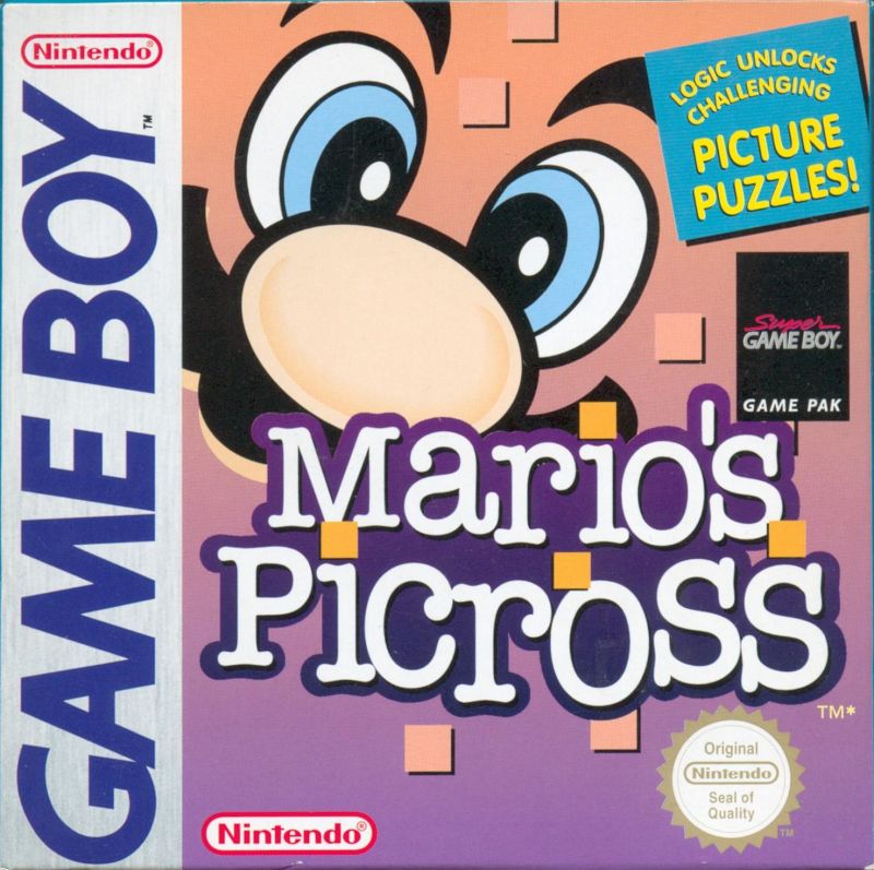 Mario's Picross - Gameboy Game
