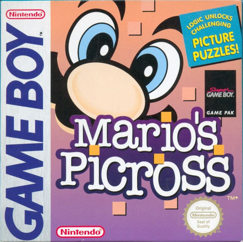Mario's Picross - Gameboy Game