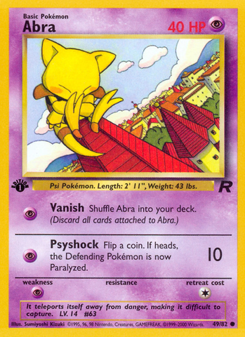 Abra (49/82) - Team Rocket