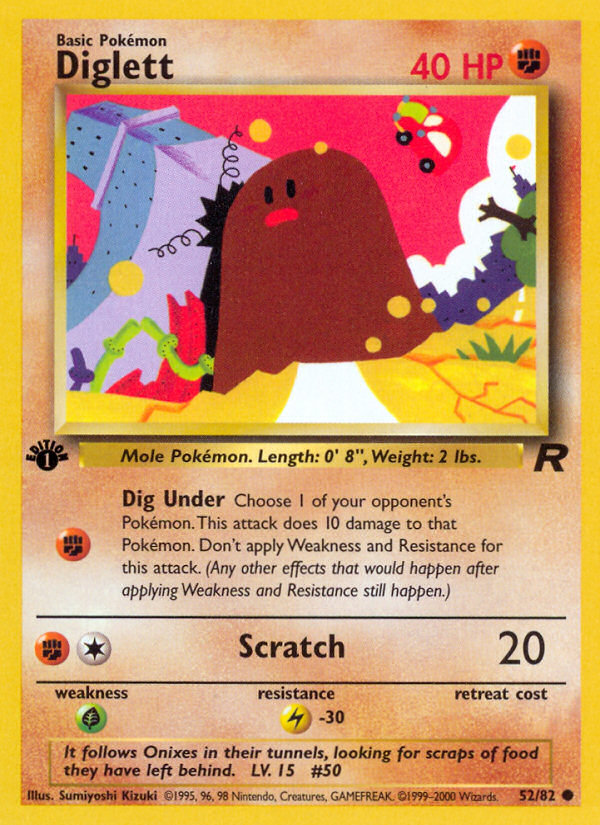 Diglett (52/82) - Team Rocket