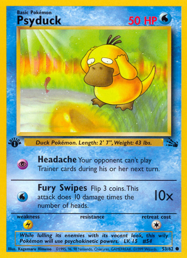 Psyduck (53/62) - Fossil