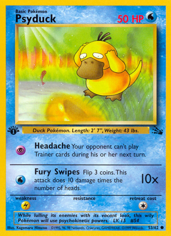 Psyduck (53/62) - Fossil