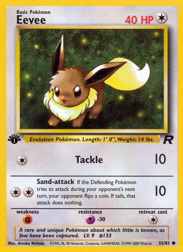 Eevee (55/82) - Team Rocket