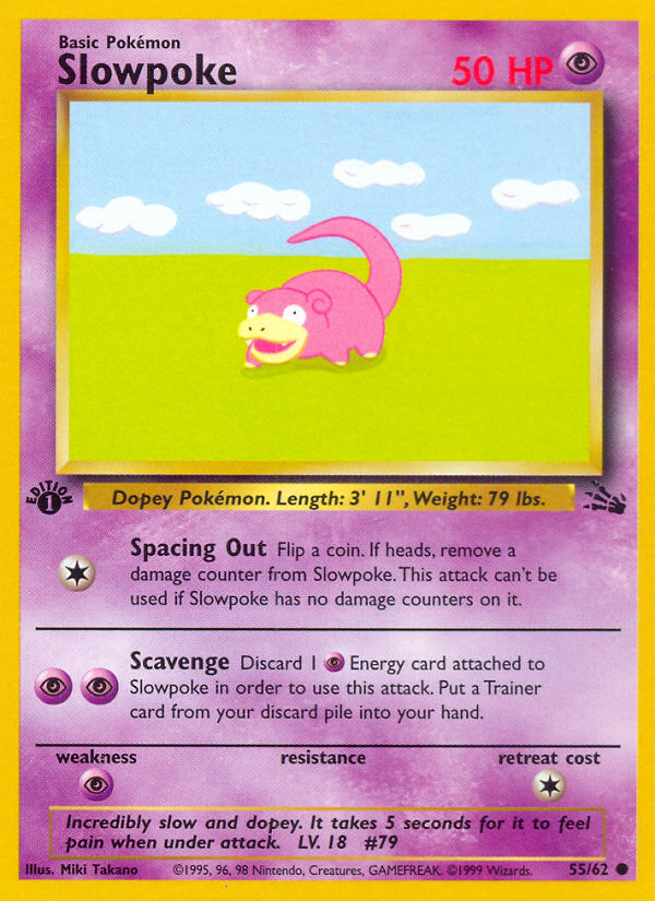 Slowpoke (55/62) - Fossil