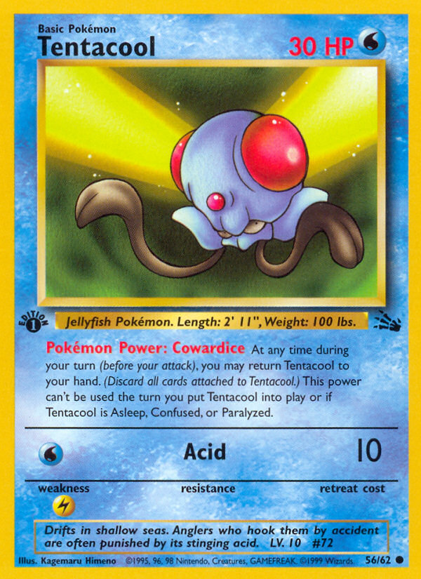 Tentacool (56/62) - Fossil