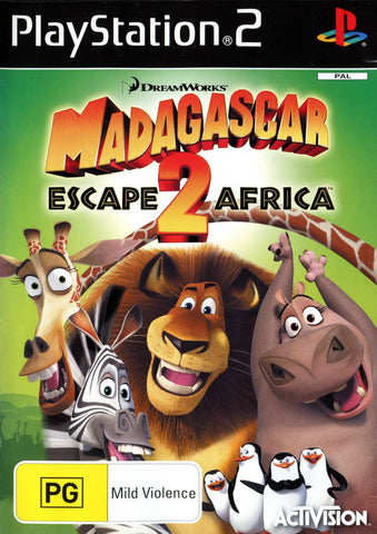 Madagascar Escape 2 Africa - PS2 Game