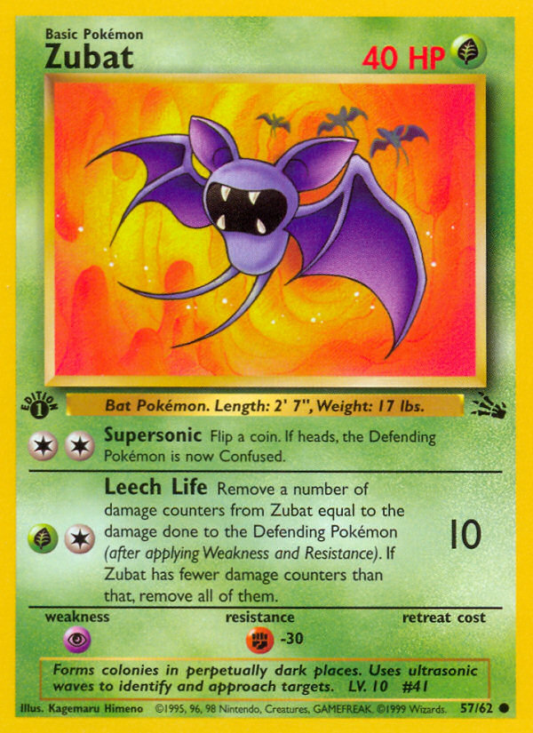 Zubat (57/62) - Fossil