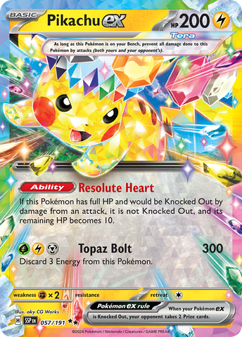 Pikachu ex (57/191) - Surging Sparks