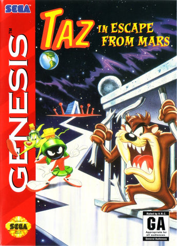 Taz in Escape from Mars - Sega Genesis Game