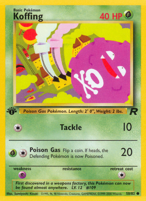 Koffing (58/82) - Team Rocket
