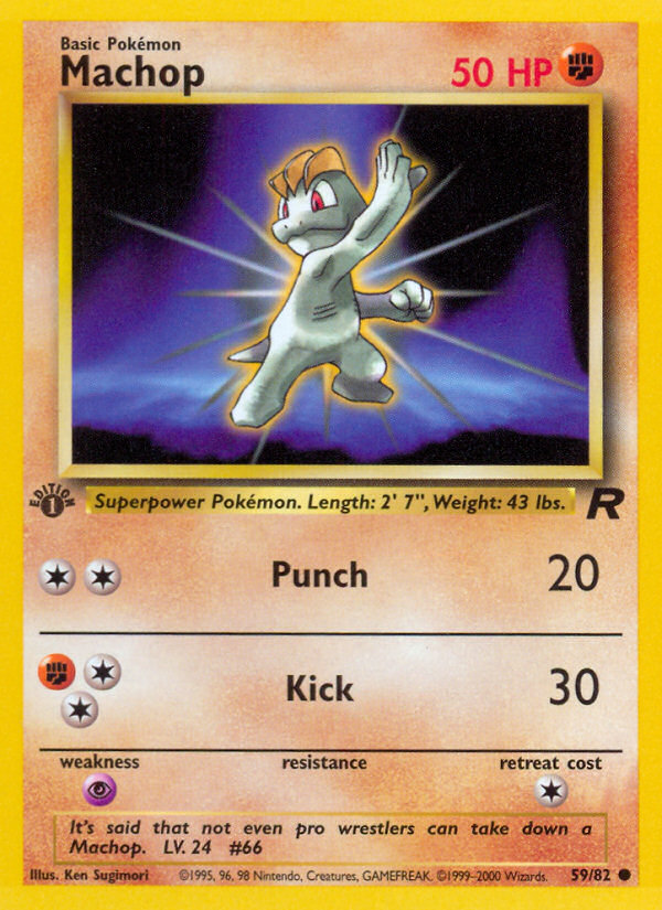 Machop (59/82) - Team Rocket